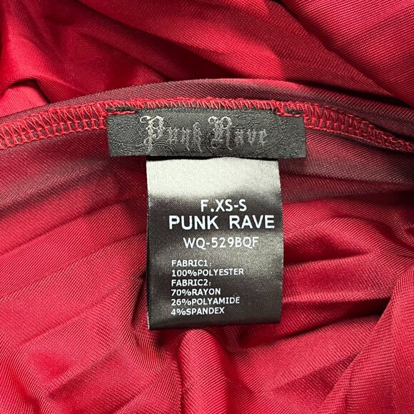 Punk Rave Red Dawn Skirt - Picture 6 of 6